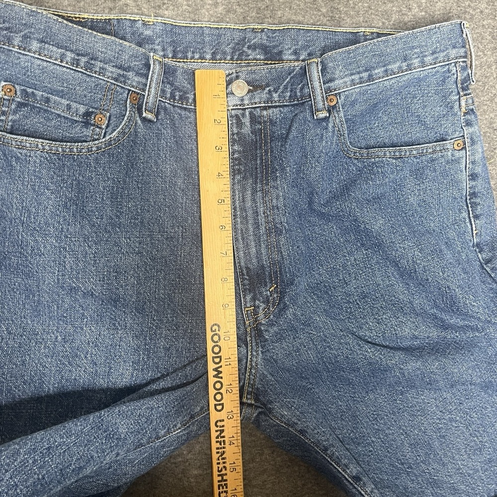 Levis 550 Jean Shorts Mens 38 Jorts Blue Denim Y2K Dad Skater Relax Fit Casual - Picture 7 of 14